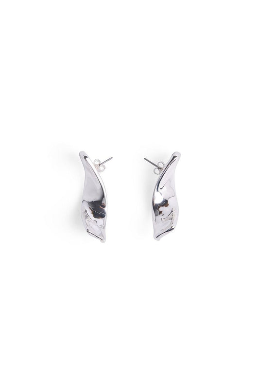 Silver Plated Twist Earrings