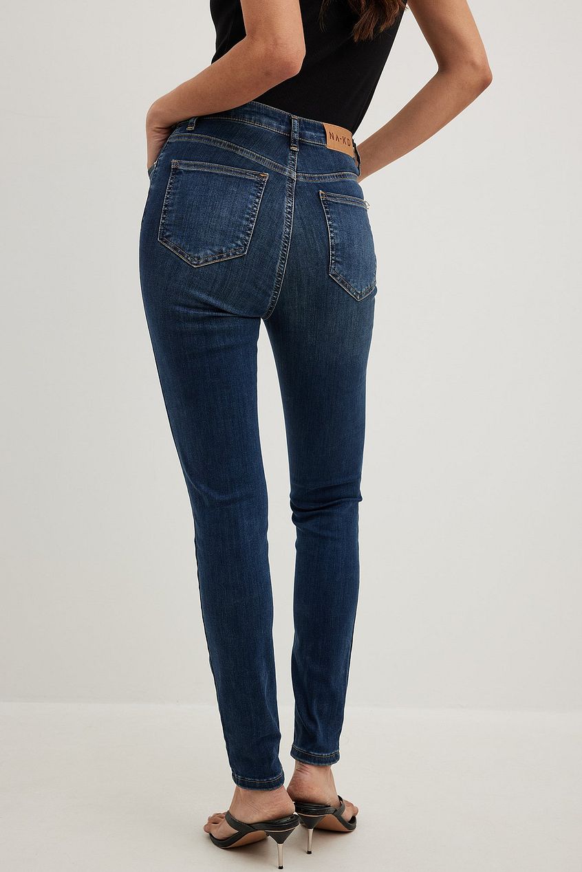 Skinny High Waist Stretch Jeans