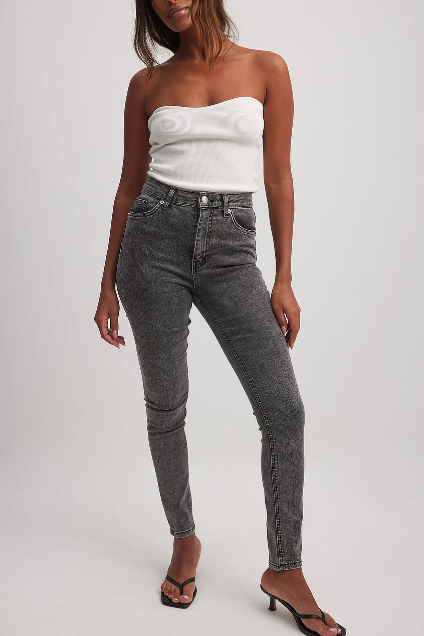 Skinny High Waist Stretch Jeans