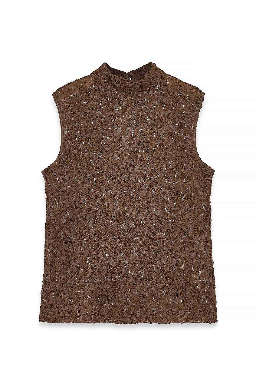 Na-kd Sleeveless Lace Top