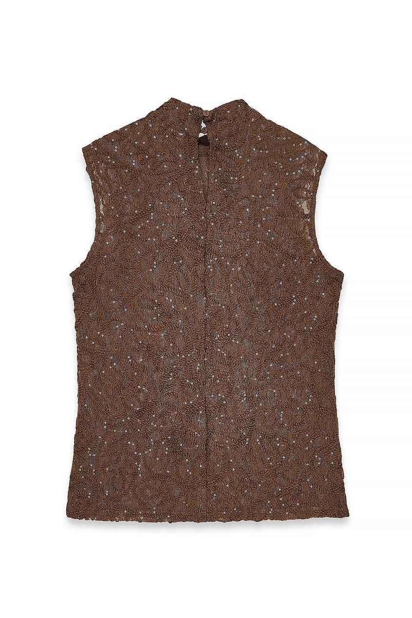 Na-kd Sleeveless Lace Top