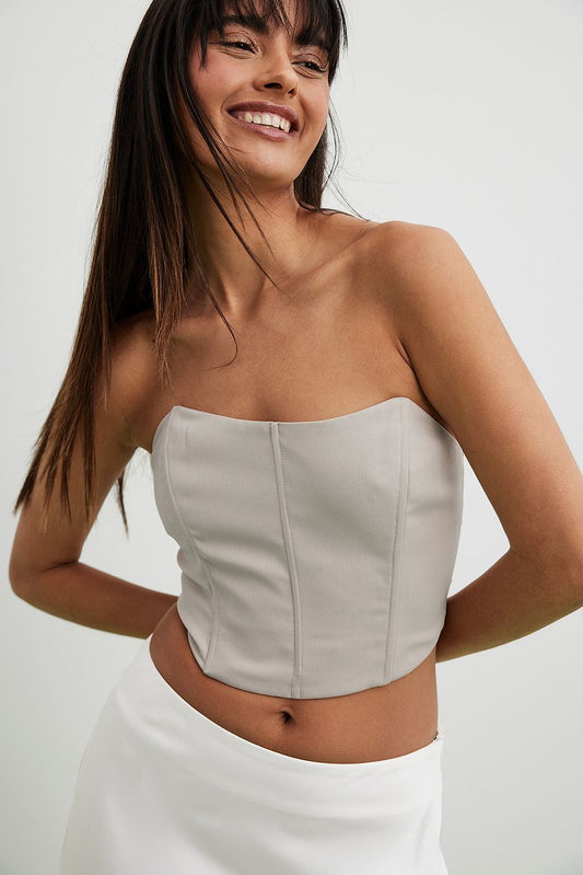 Smock Back Corset Top