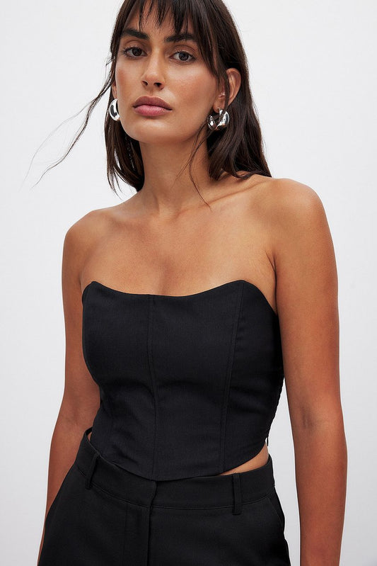 Smock Back Corset Top