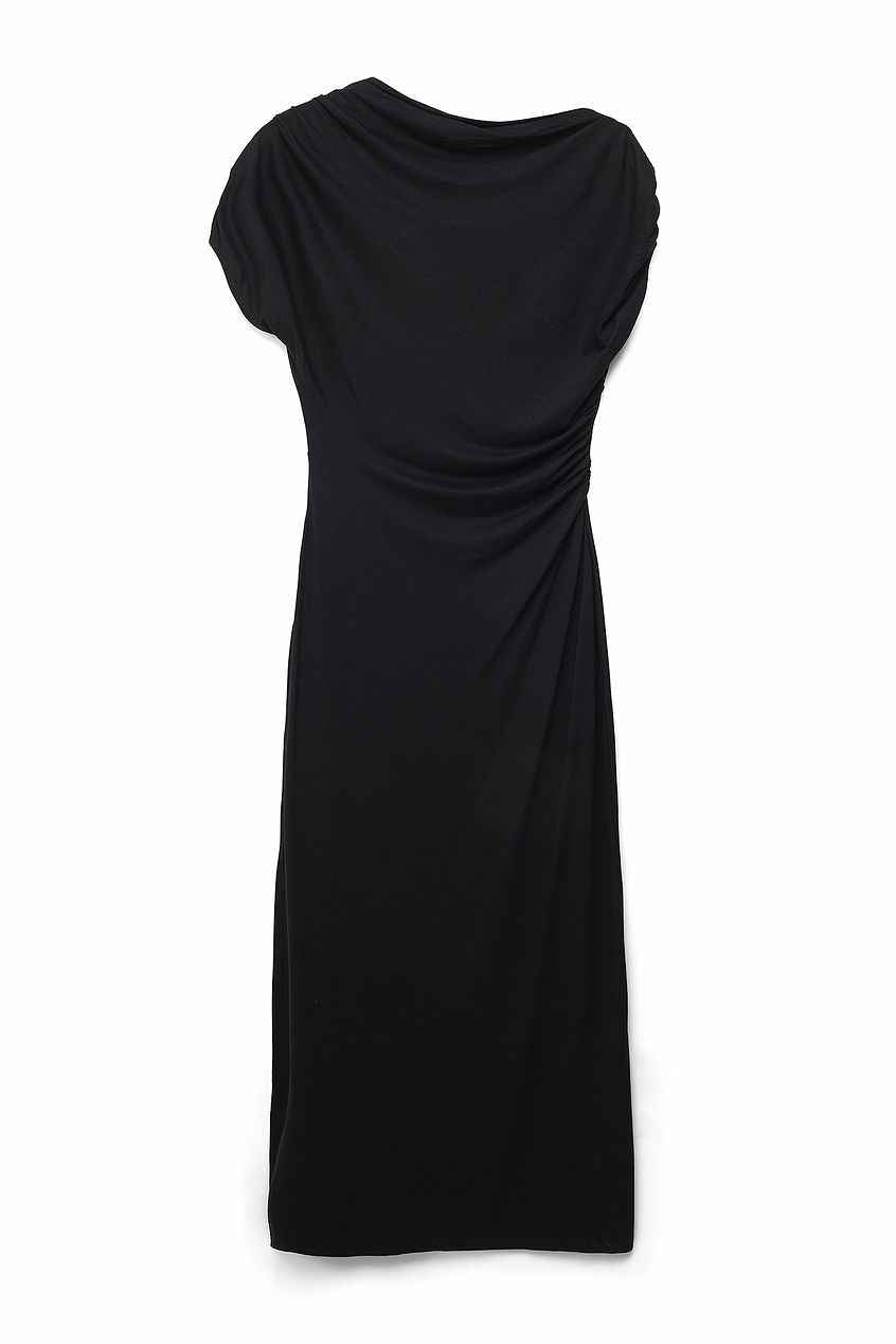 Na-kd Soft Line Draped Maxi Dress