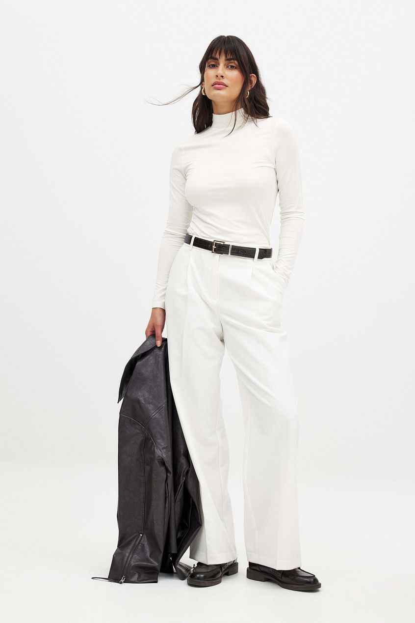 Na-kd - Soft Line Turtle Neck Top