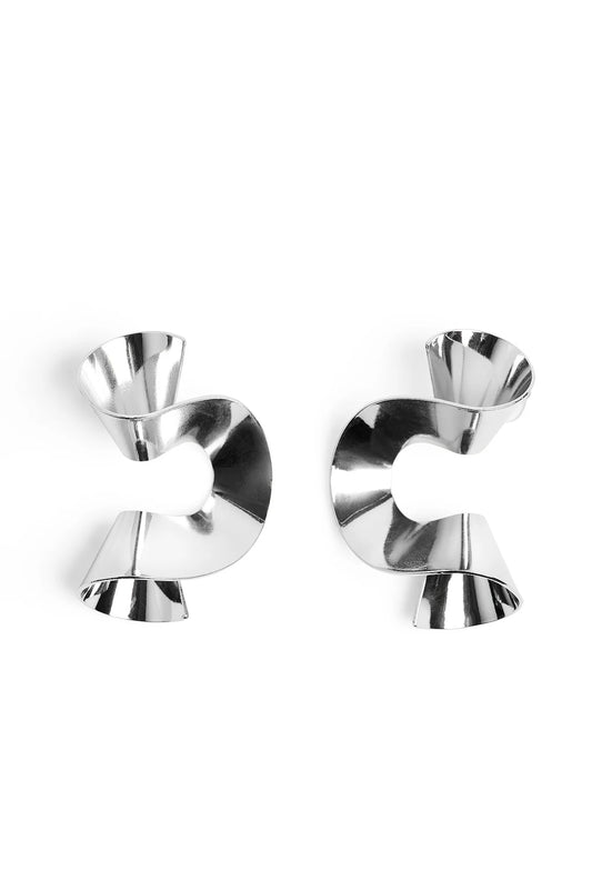 Spiral Earrings Silver