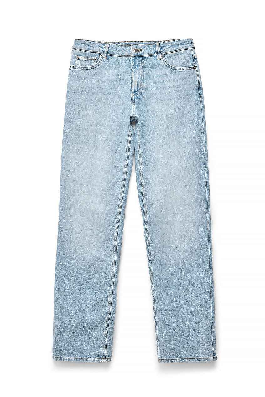 Na-kd Straight Low Waist Jeans