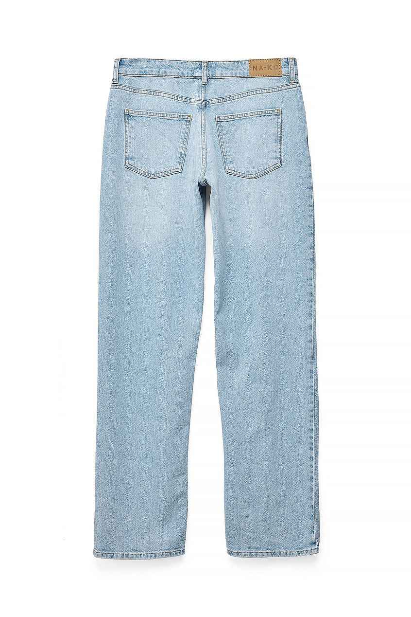 Na-kd Straight Low Waist Jeans