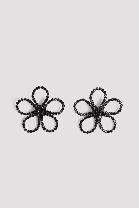 Strass Flower Earrings