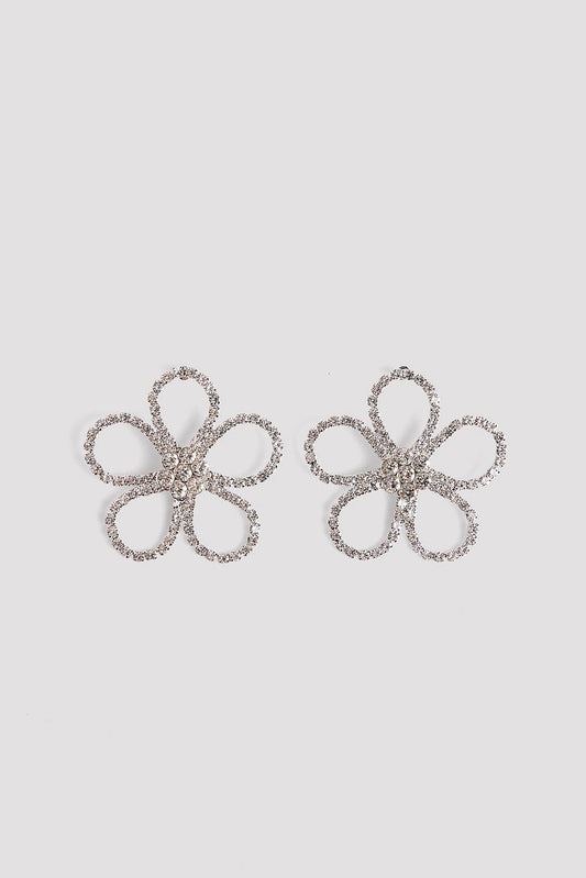 Strass Flower Earrings