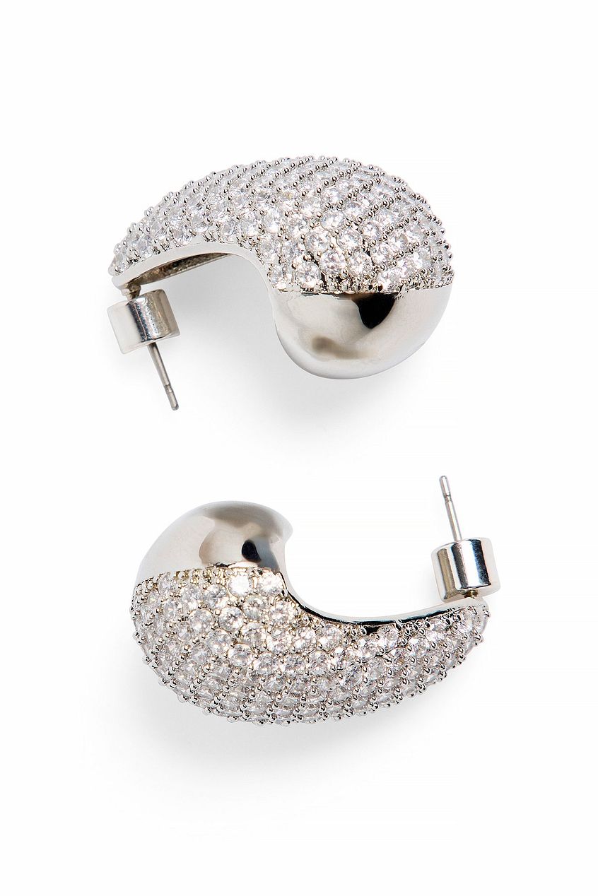 Strass Teardrop Earrings