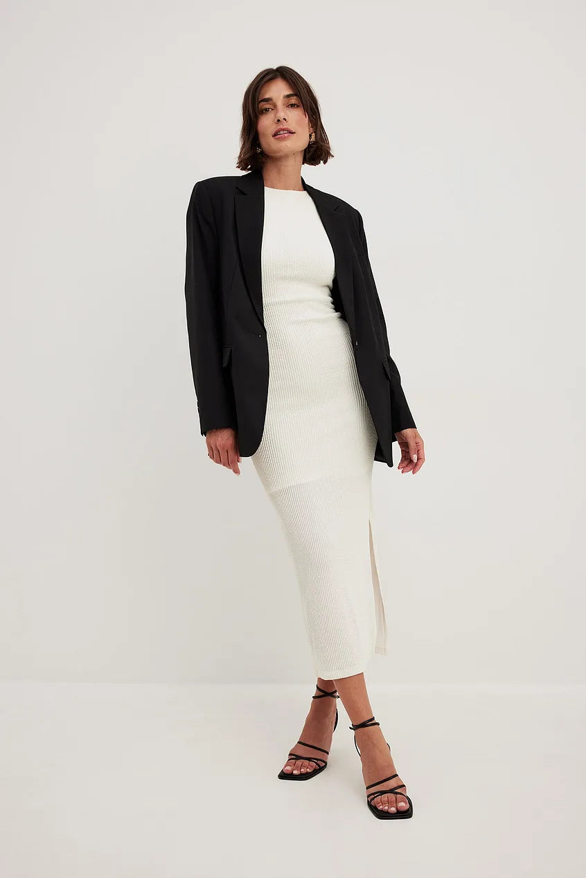 Structured Midi Dress