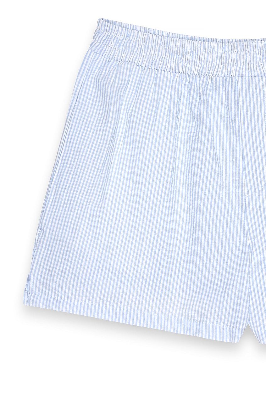 Na-kd - Striped Seersucker Elastic Waist Shorts