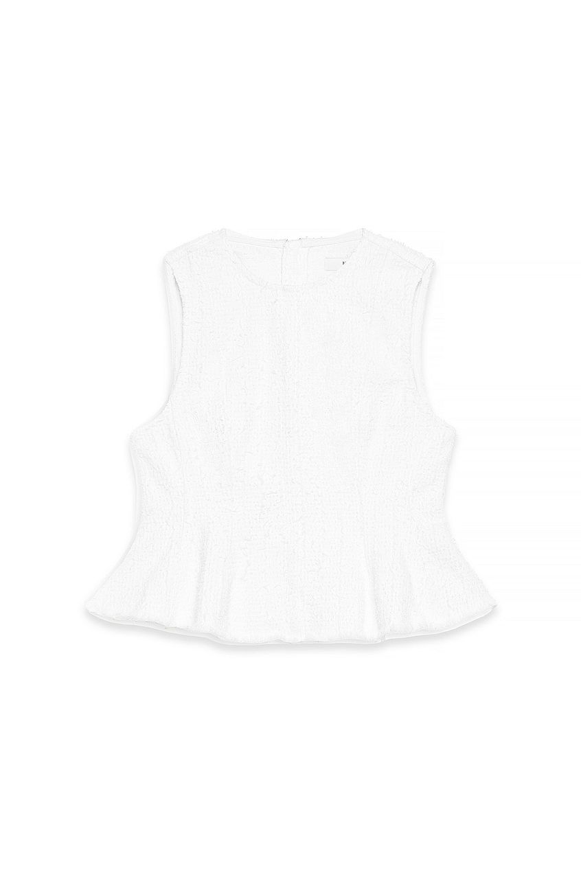 Na-kd Structured Detail Denim Top