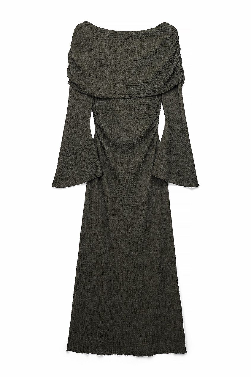 Na-kd Structured Draped Maxi Dress