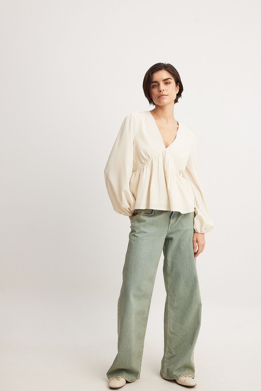 Structured Flowy Blouse