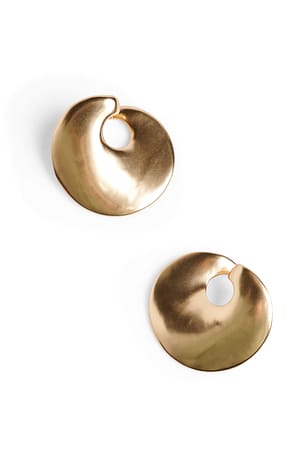 Swirl Earrings Gold