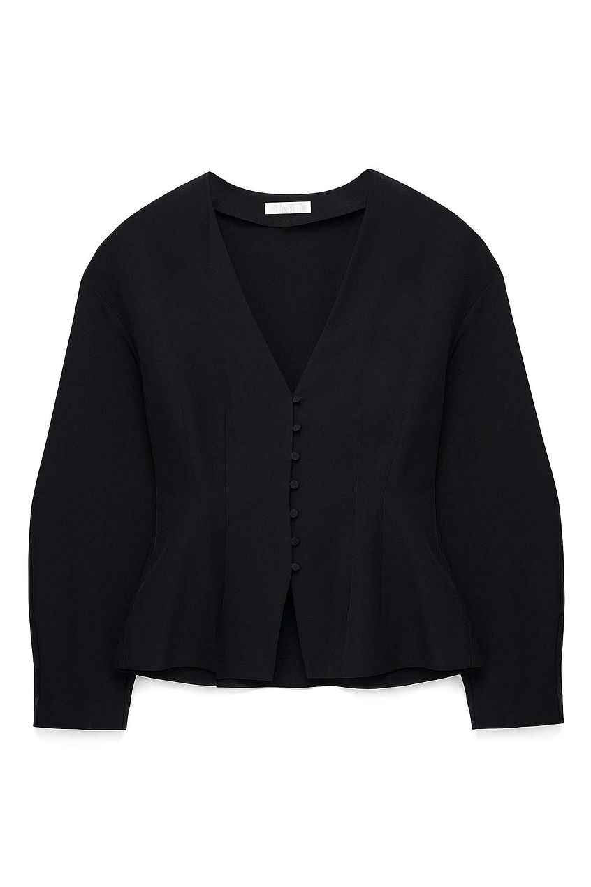 Na-kd Tailored Fitted Button Front Blouse