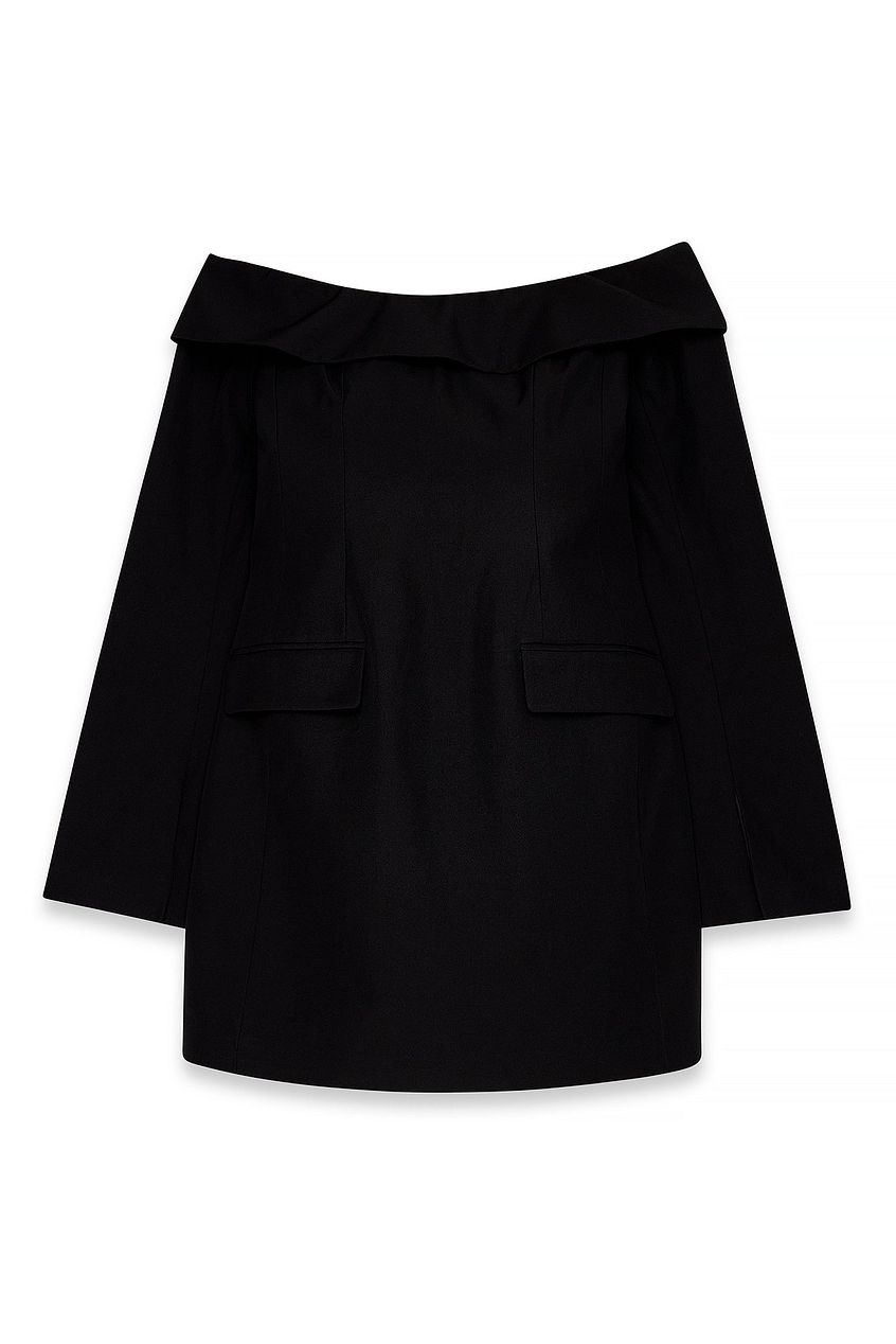 Na-kd Tailored Off Shoulder Mini Dress
