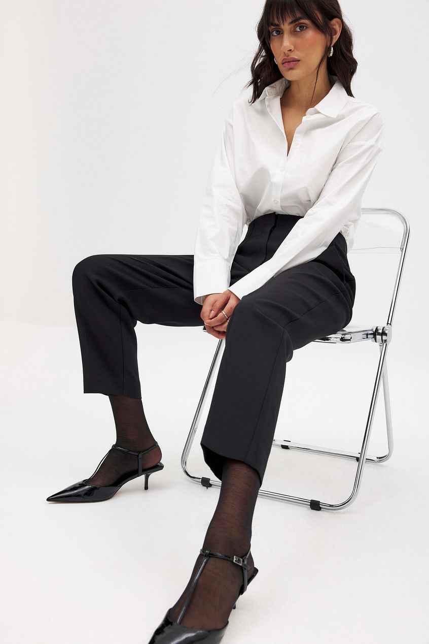 Na-kd Tapered High Waist Suit Pants