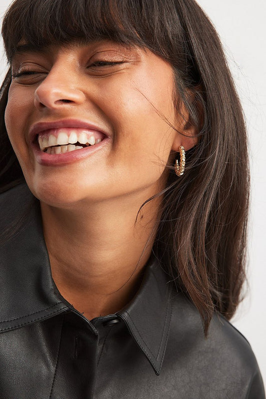 textured Half Hoops