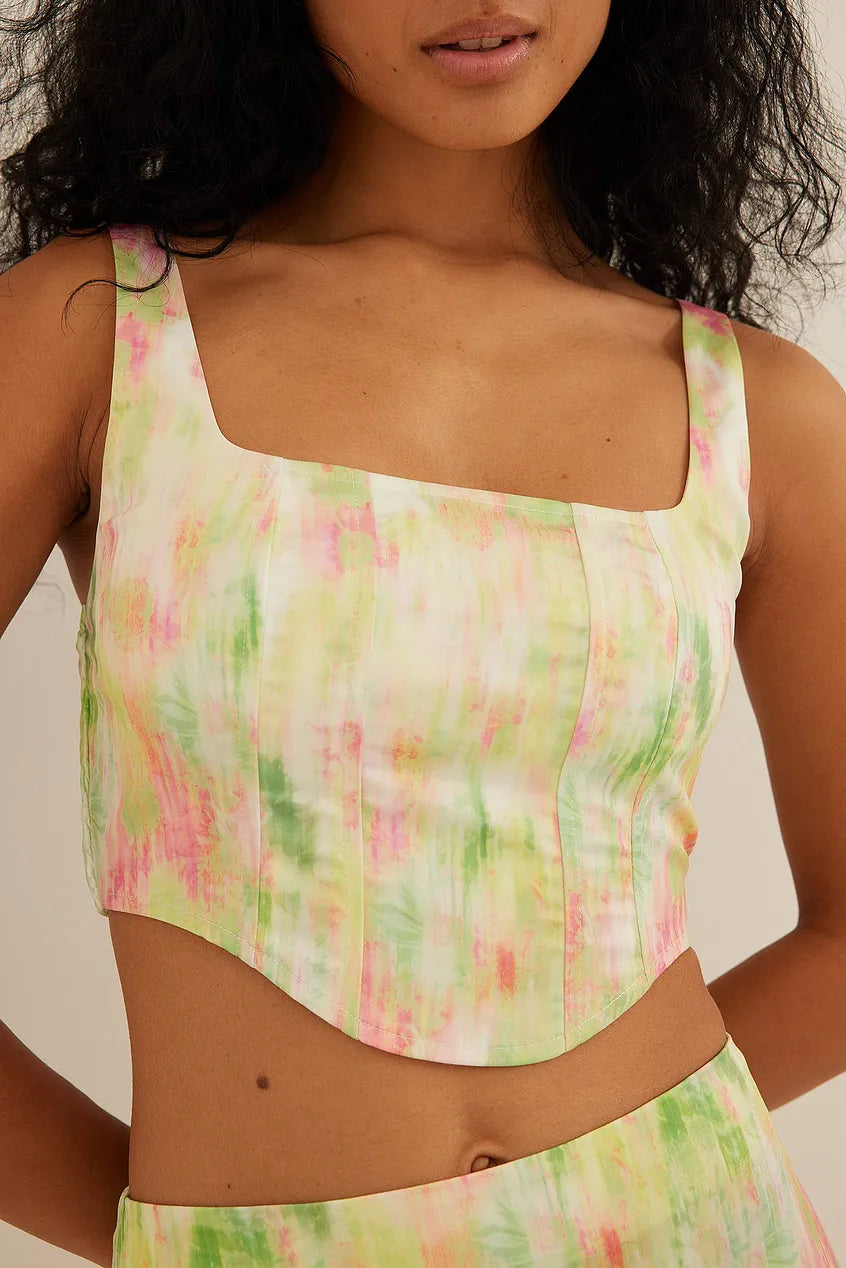 Thin Strap Corset Top