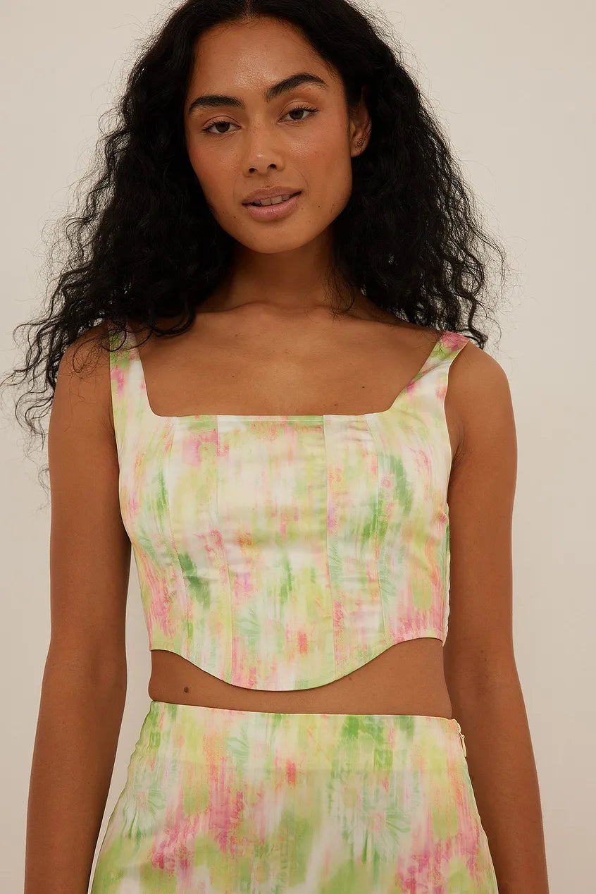 Thin Strap Corset Top