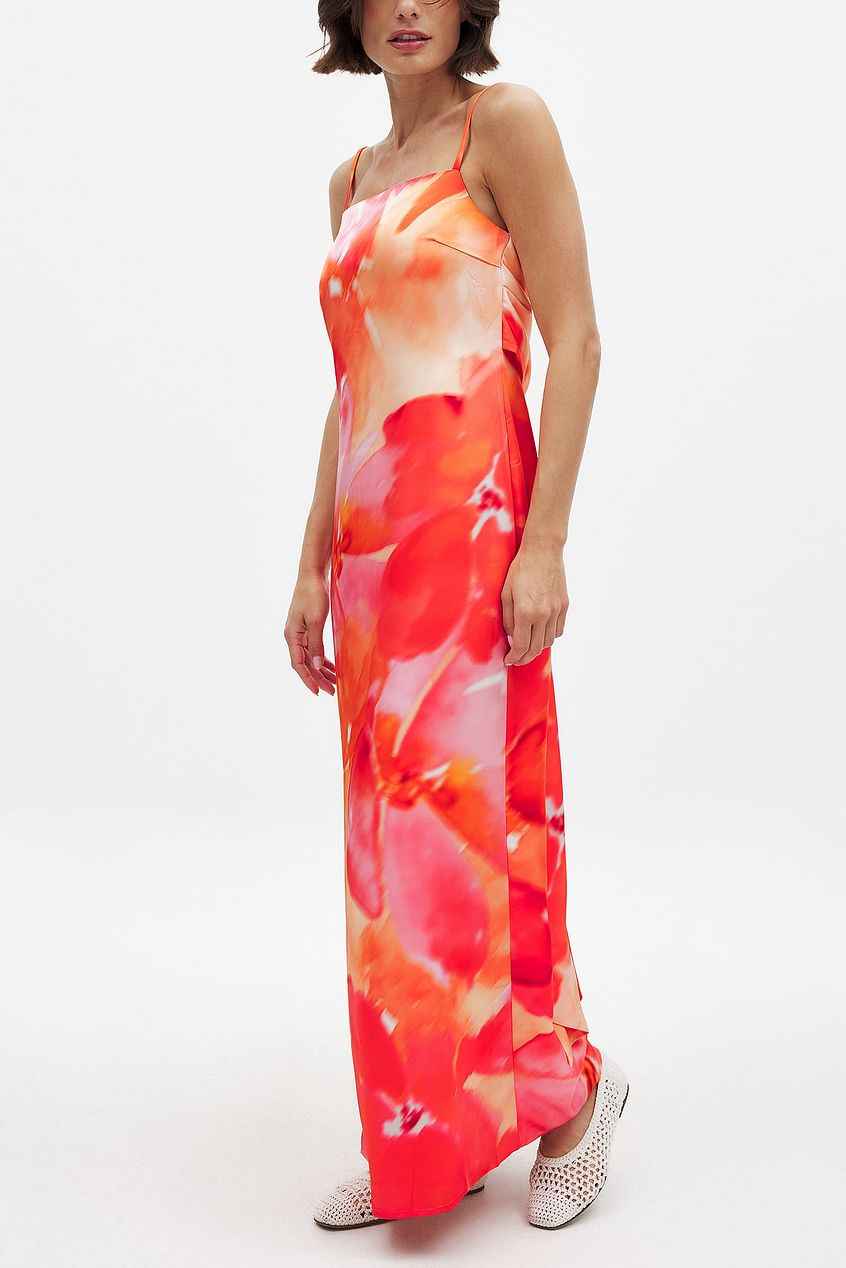 Na-kd Tie Back Detail Maxi Dress
