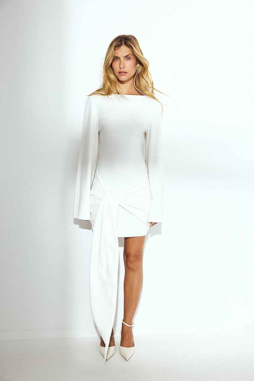 Na-kd - Tie Detail Mini Dress