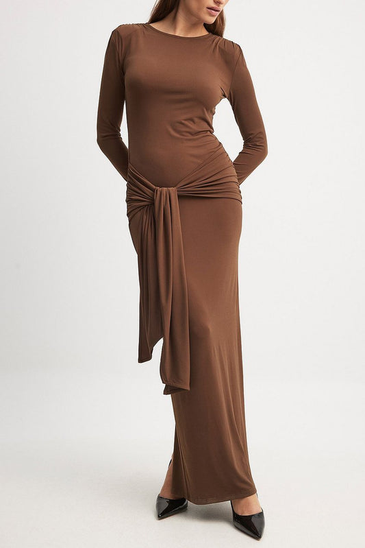 Tie Waist Maxi Dress