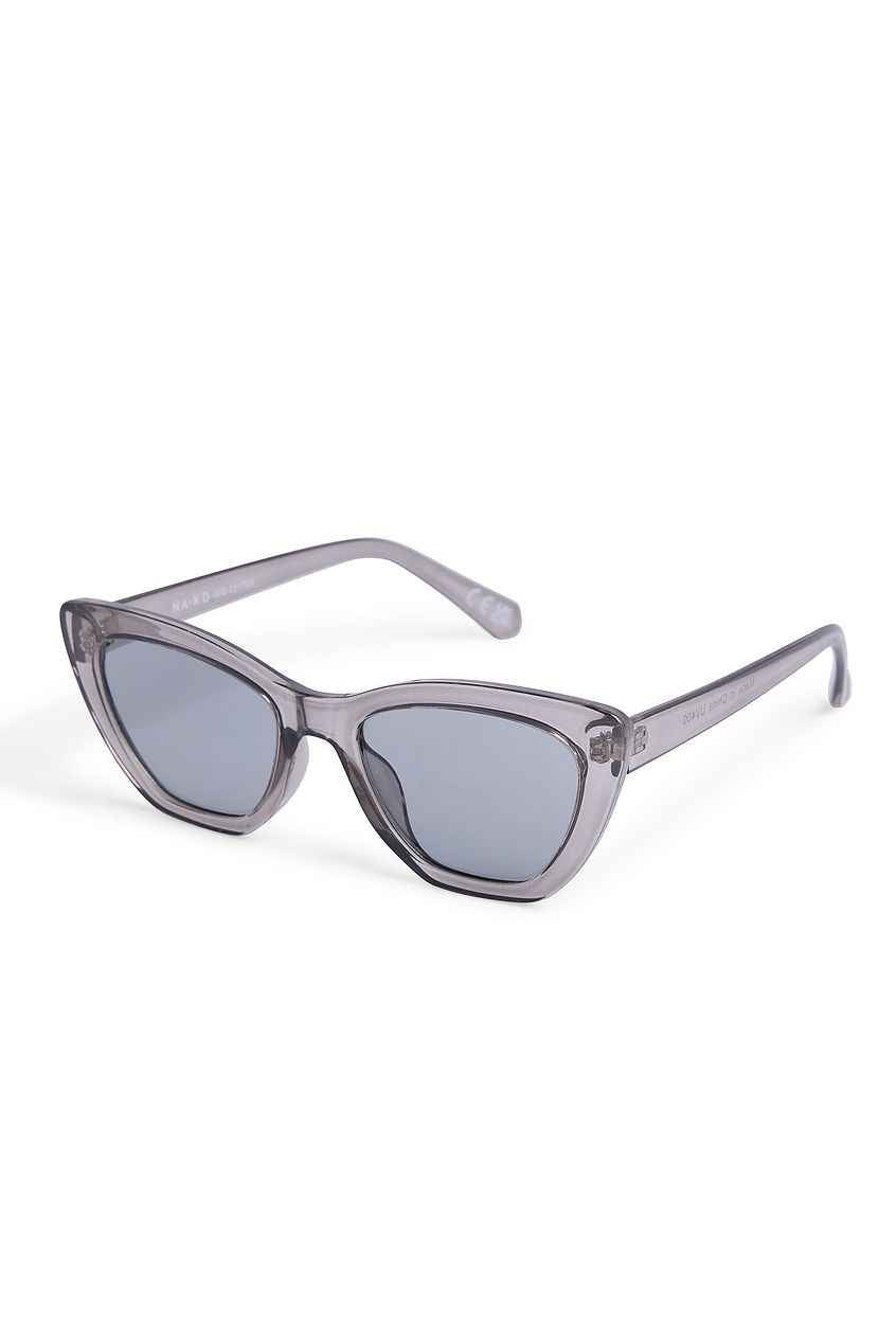 Na-kd Pointy Transparent Sunglasses