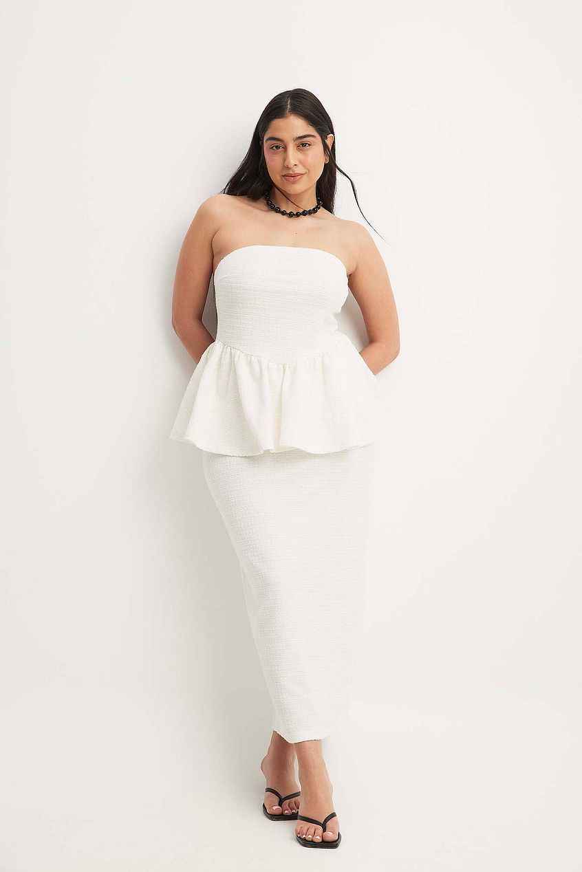 Na-kd Tweed Maxi Skirt