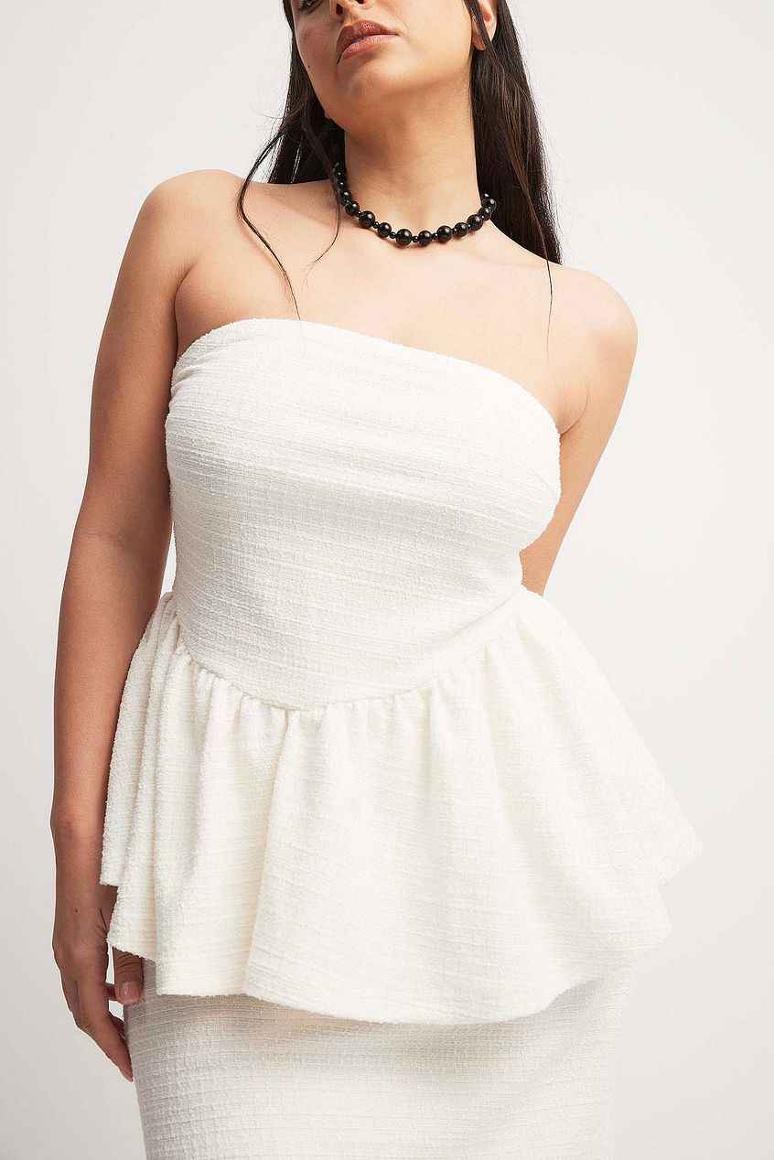 Na-kd Tweed Tube Top