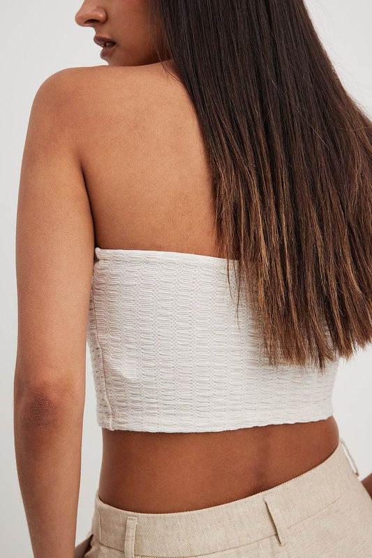 Twist Structure Tube Top