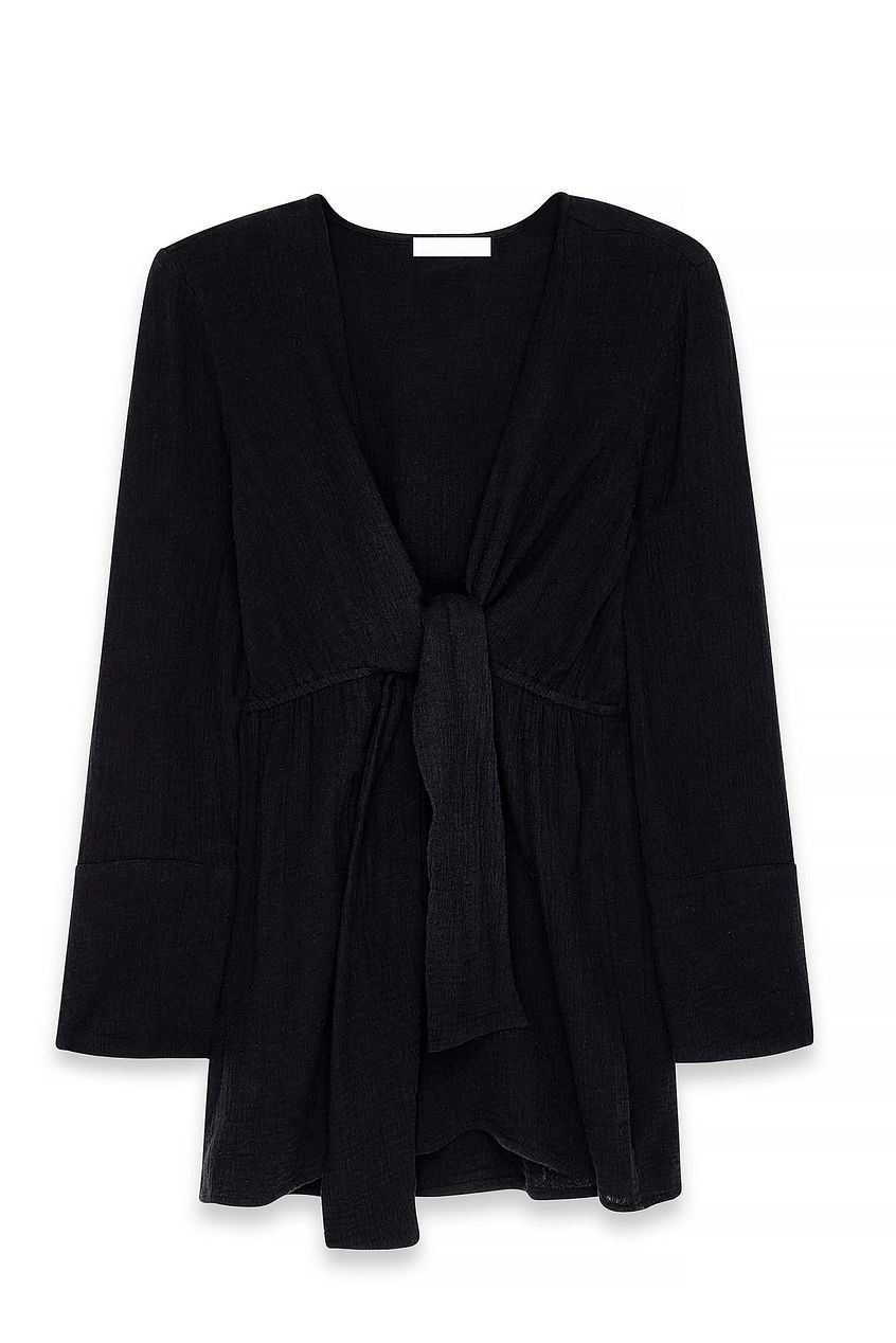 Na-kd Twisted Front Shirt Dress