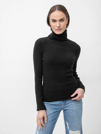 Thin Knitted Polo Sweater