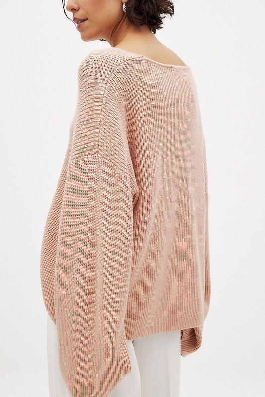 V-neck Knitted Sweater