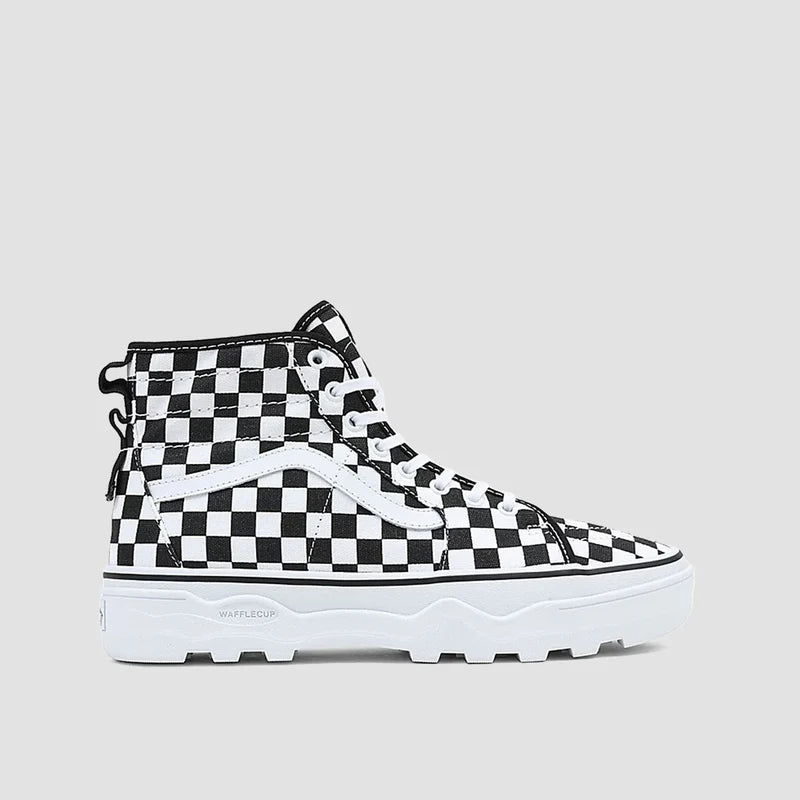 VANS SENTRY SK8-HI WC HIGH TOP SHOES - CHECKERBOARD
