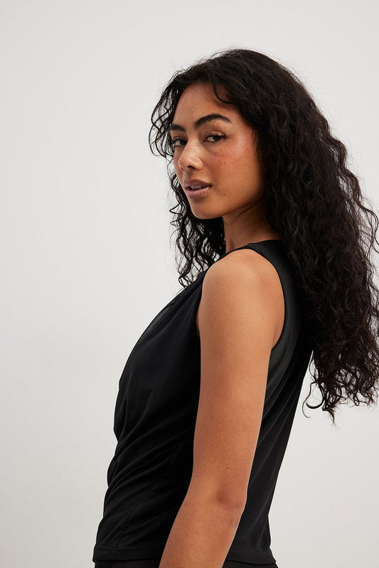 Waterfall Mesh Top
