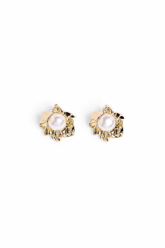 Wave Pearl Earrings
