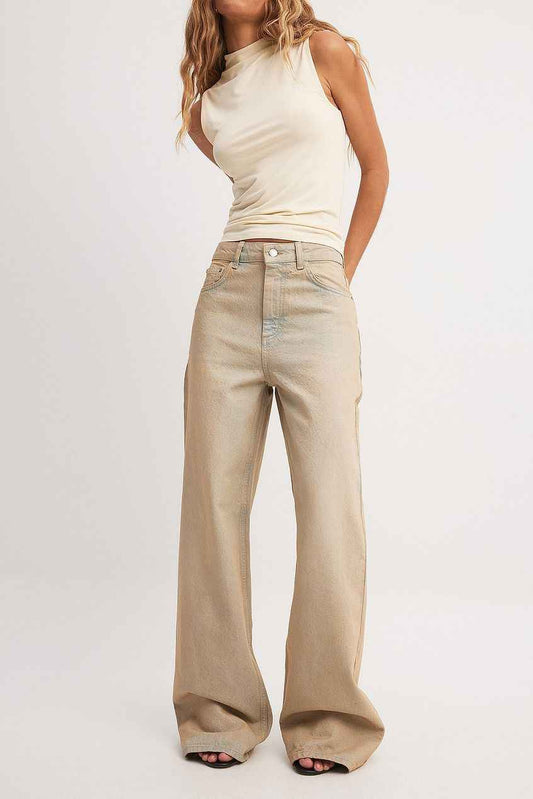 Na-kd - Wide High Waist Jeans