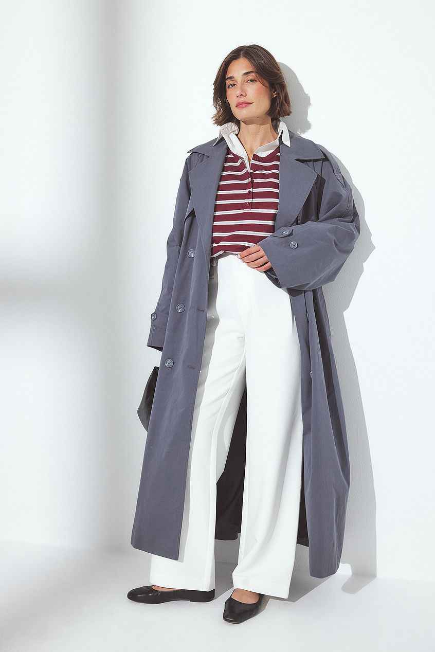 Na-kd - Wide Leg Mid Waist Pocket Detail Pants