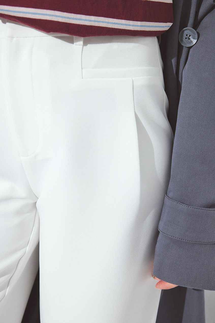 Na-kd - Wide Leg Mid Waist Pocket Detail Pants