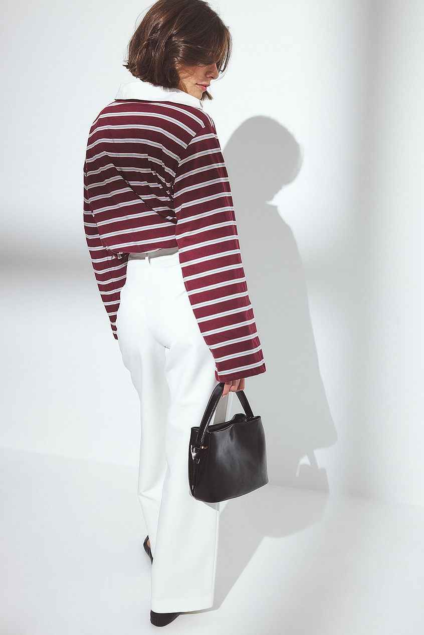 Na-kd - Wide Leg Mid Waist Pocket Detail Pants