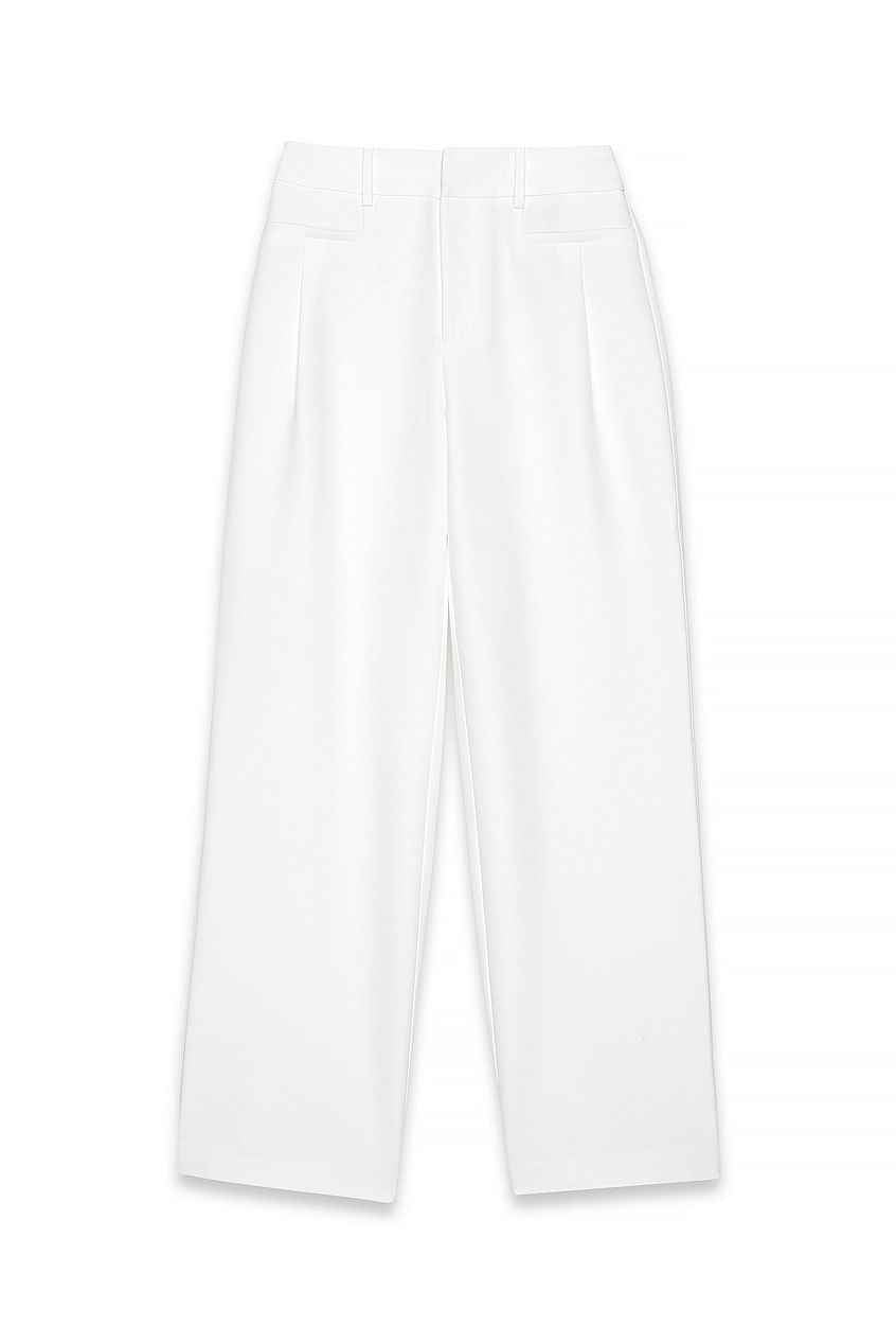 Na-kd - Wide Leg Mid Waist Pocket Detail Pants