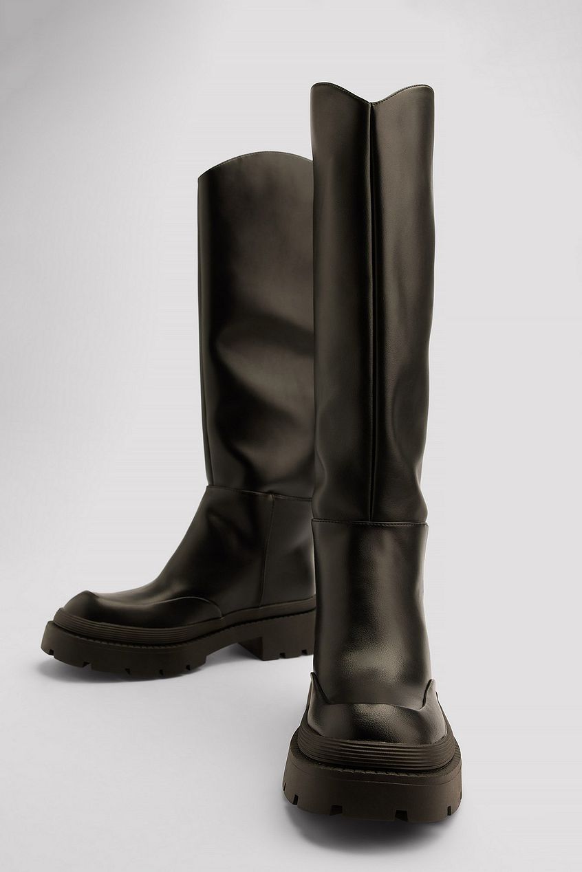 Na-kd Wide Rounded Shaft Boots