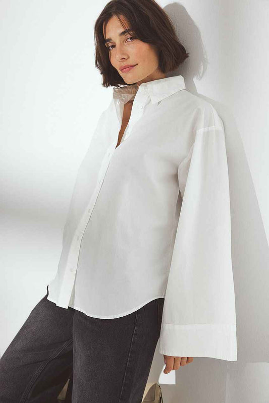 Na-kd - Wide Sleeve Cotton Shirt