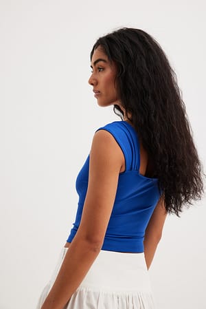 Wide Strap Detail Top