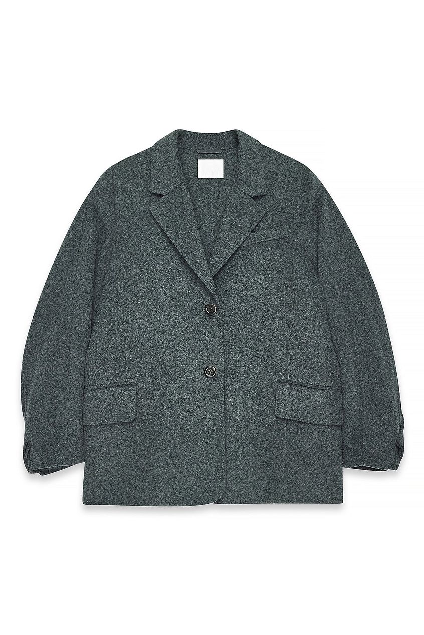 Na-kd Oversized Wool Blend Sleeve Detail Short Coat