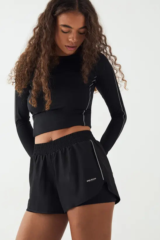 DSGN Studio DSGN Studio Reflective Binding 2 In 1 Running Shorts
